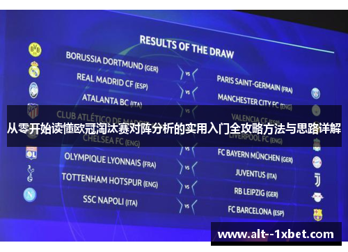 从零开始读懂欧冠淘汰赛对阵分析的实用入门全攻略方法与思路详解 从零开始读懂欧冠淘汰赛对阵分析的实用入门全攻略方法与思路详解